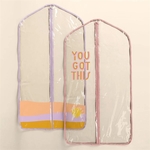 FANCY PANTS ADULT GARMENT BAG - CLEAR VINYL