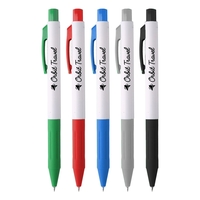 The Rubiks Gel is a matte white barreled pen with colored... from ASI 61966...