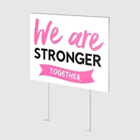 24" x 18" corrugated sign with 3/16" thickness and 2 color... from ASI 89910...