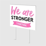 24" x 18" Corrugated Sign - 2 Colors, 2 Sides