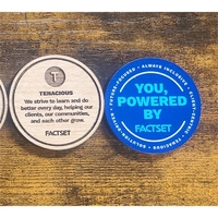 Hardwood Coins... from ASI 92531 Unique Custom Products / UCP