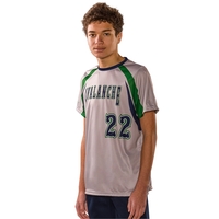 Sublimated Neck Trim On Crew Neck, Jersey Is Self-Material, Set-In...