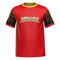 Loose Fit Construction and Self-Material Crew Neck, Straight Hemmed...