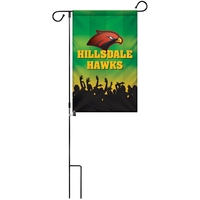 Outdoor 12" x 18" full color knit polyester garden banner with... from ASI...