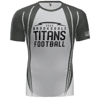 Self-Fabric Collar, Stretch Body Fit, Badger Logo On Left Sleeve,...