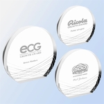 Sketched Circular Acrylic Award