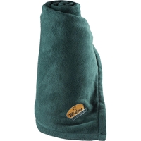 Anti-pill micro-denier tailgate blanket with a tufted surface and finished...