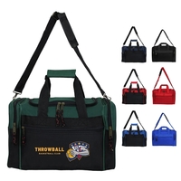 17" x 10" x 9" polyester soccer duffel with bottom board,... from ASI 37980...