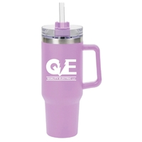 This 40 Oz. Stainless Steel Vacuum Tumbler With Handle comes in... from ASI...