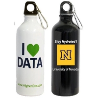 20 Oz. Aluminum Water Bottle w/Carabiner