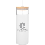 25 oz Totem Single Wall Glass Bottle with Silicone Sleeve