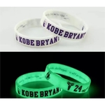 1 inch Glow In The Dark Silicone Wristband