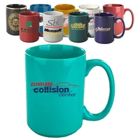 15 oz Maxi Ceramic Coffee Mug. Generous sized coffee mug with... from ASI...