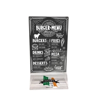 4"W x 6"H table tent made of clear acrylic with a... from ASI 62677 iline...