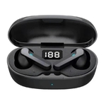 Wireless Earbuds with Stem Design and Charging Case