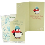 3.5 Oz Belgian Chocolate Greeting Card Box - Winter Wonderla