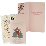 3.5 Oz Belgian Chocolate Greeting Card Box - Holiday Sugar C