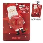 Holiday Billboard Candy Card - Gummy Raspberries