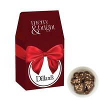 Milk Carton Inspired Box with Milk Chocolate Pretzels with C