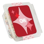 Pretzel Containers - White Chocolate Pretzels with Rainbow N