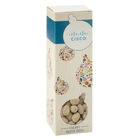 Holiday Candy Box with Ornament Die Cut Window Filled with S'mores... from...