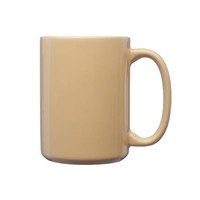 Large stoneware mug with 15 oz. capacity plus 1 color silkscreen... from ASI...
