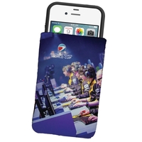 Pouch made of microfiber with dye sublimated graphic that can hold... from...