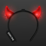 Light Up Facetted Horns LED Headbands
