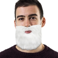 Novelty white beard with elastic band; one size fits most.... from ASI 42016...
