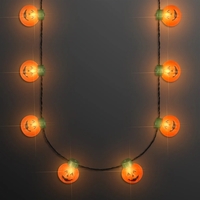 Mid-size Pumpkin Bulbs LED Necklace