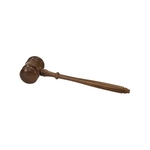 10" Genuine Walnut Gavel