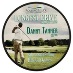 8.125" Unisub Sublimatable Round Plaque with Black Edge