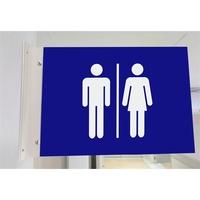 Customizable, ADA-compliant signs with Grade 2 Braille, colored tactile...