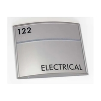 ADA-compliant, oval restroom sign measures 6" x 8", features Grade 2... from...