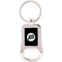 2.125" x 1.325" x 0.25" metal keychain and bottle opener.... from ASI 92531...