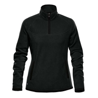 Women's fleece top with a 1/4 zip high collar, a kanga... from ASI 61125 Hit...