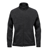 Women's full zip fleece with brushed interior, tri-cot lined collar, cuff,......