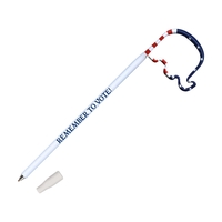 A full sized ball point pen bent into one of our... from ASI 39850 The...