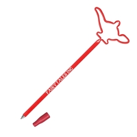 A full sized ball point pen bent into one of our... from ASI 39850 The...