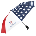 Patriot Folding Umbrella - 42" Arc, Auto-Open