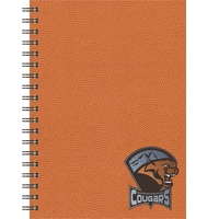 7" x 10" journal with a sports themed front cover, black... from ASI 91340...