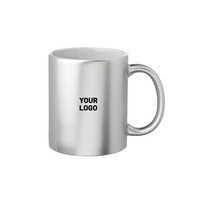 Metallic Stoneware Mug, 11 oz.