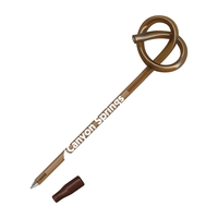 A full sized ball point pen bent into one of our... from ASI 39850 The...