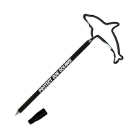 A full sized ball point pen bent into one of our... from ASI 39850 The...