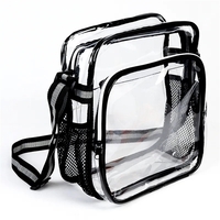Clear Purse w/ Storage. Material: 25C TPU, 600D Polyester Eco Friendly,......