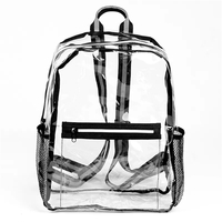 Clear backpack. Material: 25C TPU, 600D Polyester Eco Friendly, Recyclable,...