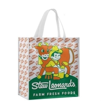 14.5" x 16" x 6" lightweight woven polypropylene laminated tote bag.... from...