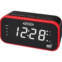 Jensen AM/FM Weather Band Clock Radio with Weather Alert
