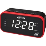 Jensen AM/FM Weather Band Clock Radio with Weather Alert