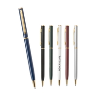 Slim twist-action item made of metal with gold trim for a... from ASI 90859...